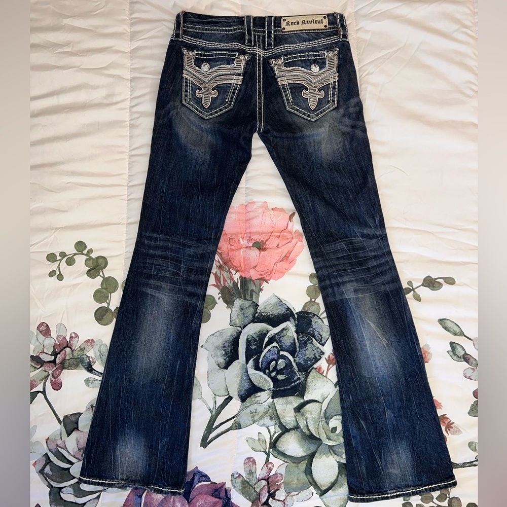 Size 25 Rock Revival “Kai” bootcut jeans